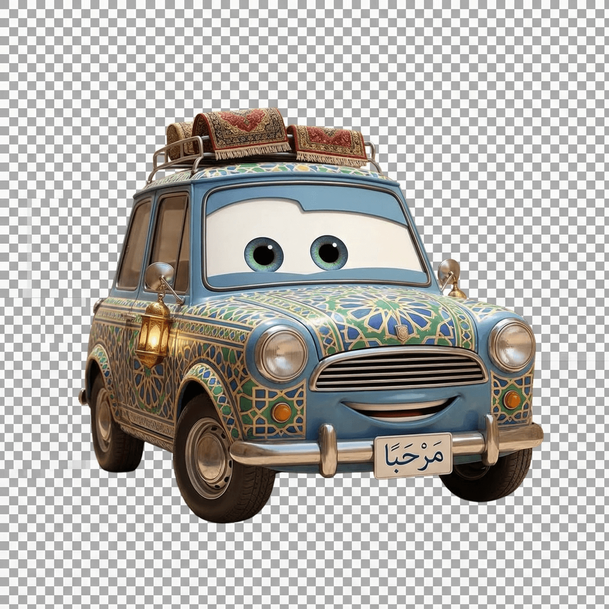 Sayyarat illustrated car artwork